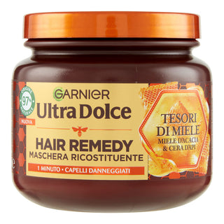 Garnier Ultra Dolce Hair Remedy Maschera Per Capelli Ricostituente Tesori Di Miele 340 ml