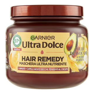 Garnier Ultra Dolce Hair Remedy Maschera Per Capelli Ultra Nutriente, Avocado 340 ml