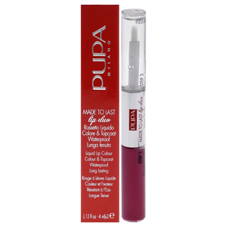 Pupa Long Tinta Labbra Liquida 004 Geranio Fucsia 2 x 4 ml — Tinta labbra liquida