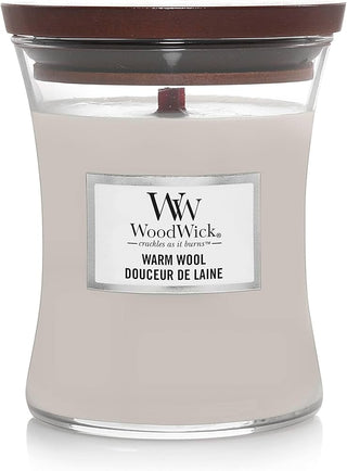 Woodwick Scented candle vase Warm Wool 275 g
