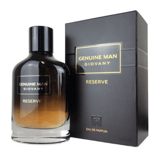 Fragrance World Genuine Man Giovany Reserve , Eau De Parfum, per uomo, 100 ml