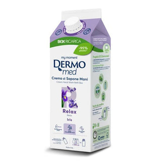 Dermomed Crema Sapone Iris Box Ricarica 900 ml