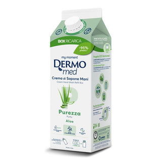 Dermomed Crema Sapone Aloe Box Ricarica 900 Ml 900 ml