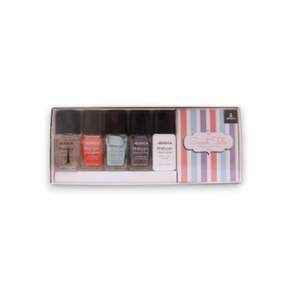 Zestaw Sweet Talk Jessica: PHEN-079 U Had Me At Hello Lakier do paznokci 14 ml + PHEN-080 Smooth Talker Lakier do paznokci 14 ml + PHEN-000 Finale Shine Top Coat Lakier do paznokci 15 ml + Phenom Vivid Colo