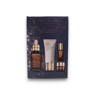 Estee Lauder Powerful NightTime Renewal Set: Erweiterte Nachtreparatur gegen Hautunreinheiten für Gesicht und Augen