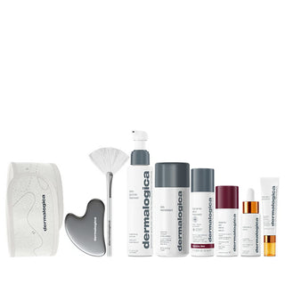 Zestaw Expertise Kit Dermalogica: Microfoliant Exfoliating Daily Exfoliating Powder 74 g + Biolumin-C Illuminating Eye Serum 15 ml + Biolumin-C Vitamin C Illuminating Serum 30 ml + Dynamic Skin Retinol Anti-Wrinkle Serum