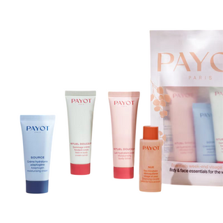 Discovery Kit Set Payot: Rituel Douceur Crema Esfoliante 20 ml + Crema Idratante 48H 15 ml + Rituel Douceur 25 ml + Nue Acqua Micellare