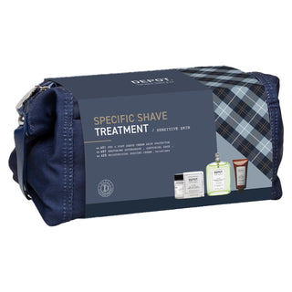 Set Depot: 400 Shave Specifics N. 401, crema lenitiva, pre e post rasatura, 75 ml + 400 Shave Specifics N. 407, Pro-Vitamina B5, lozione dopobarba riparatrice e rinfrescante, 100 ml + 400 Shave Specifics N. 405, Allantoina, crema da barba idratante, 30 ml