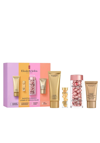Set Elizabeth Arden : Ceramide, Elimina impurità, Crema detergente, 50 ml + Advanced Ceramide, Lift & Firm, Notte, Crema, Per viso, 15 ml + Advanced Ceramide, Ripristina, Capsule di siero, Viso, 7 pezzi + Retinolo, Ceramide, Riduce le linee sottili e le r