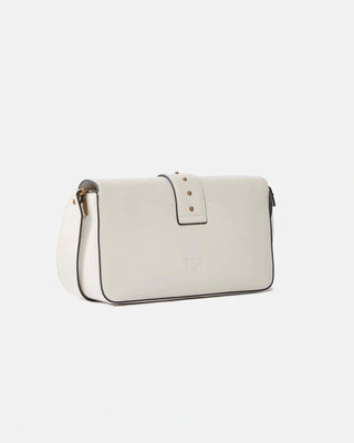 Pinko Borsa a tracolla pelle bianca 063 — Borsa a tracolla