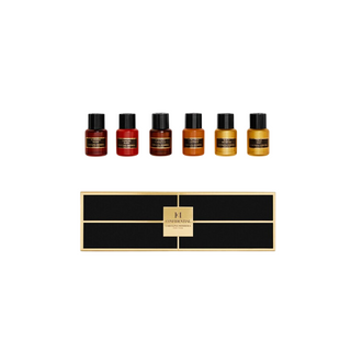 Set Carolina Herrera: Mystery Tobacco, Eau De Parfum, da donna, 5 ml + Stallion Leather, Eau De Parfum, da donna, 5 ml + Sandal Ruby, Eau De Parfum, da donna, 5 ml + Gold Incense, Eau De Parfum, da donna, 5 ml + True Oud, Eau De Parfum, da donna, 5 ml + B