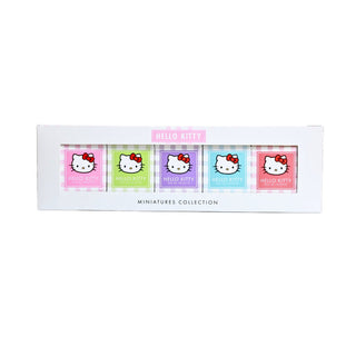 Set Hello Kitty: Iconic Vichy Bleu, Eau De Toilette, per ragazze, 5 ml *Miniature + Iconic Vichy Vert, Eau De Parfum, per ragazze, 5 ml *Miniature + Iconic Vichy Rouge, Eau De Toilette, per ragazze, 5 ml *Miniature + Iconic Vichy Rose, Eau De Toilette, pe