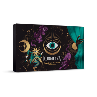 Kusmi tea Organic Christmas Set regalo 2025 - 5 miniatures with a sieve 101 g