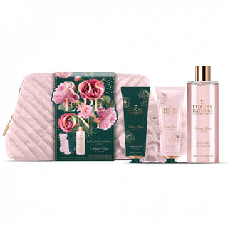 The Luxury Bathing Company Velvet Rose & Peony 300 ml — Set corporal