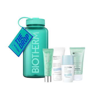 Biotherm Drop Collection Essenziale idratazione borraccia verde viso e corpo — Hydraterende geschenkset