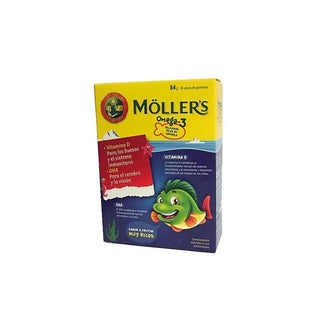 Moller's Moller's Omega 3 45 Pececitos de goma 