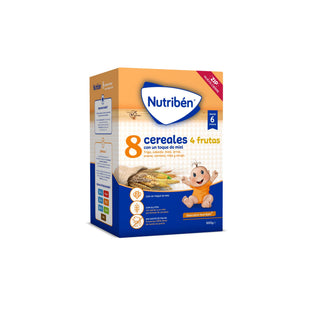 Nutriben 8 Cereali e Miele 4 Frutti 600g — Cereale per l'infanzia
