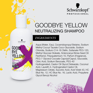 Schwarzkopf Good Bye Yellow Shampoo 300 ml — Shampoo