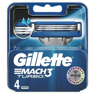 Gillette Mach 3 Turbo - Spare head 4ks