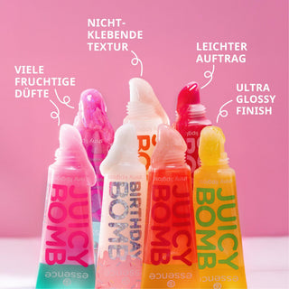 Essence cosmetics Juicy Bomb Shiny Lucidalabbra 104 — Lucidalabbra