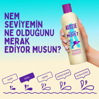 Aussie Miracle Moist Shampoo Idratante — Shampoo