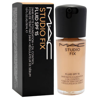 Mac Cosmetics Studio Fix Fluid Broad Spectrum SPF15 NC35 — Fondotinta