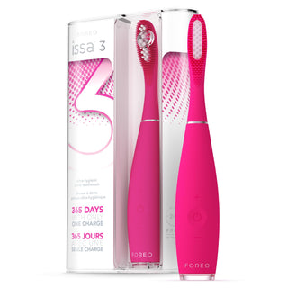Foreo מברשת שיניים סוניק סיליקון ISSA 3 - גרסה: פוקסיה