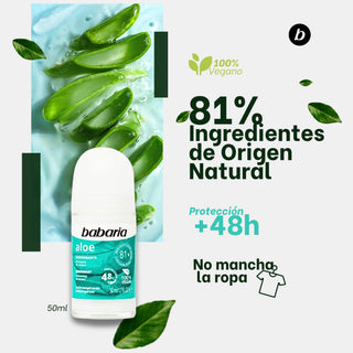 Babaria Deodorante Aloe Roll On 50 ml — Deodorante roll-on