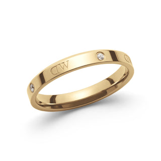 Daniel Wellington Classic Lumine DW0040028 verguld met kristallen — Ring