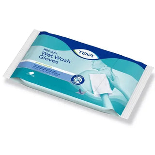 Tena Guanto Wet Wash 8U — Guanto per igiene