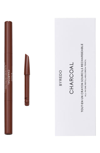 Byredo Set Duo, All-In-One, matita per sopracciglia, matita per sopracciglia in crema e pennello 2-in-1, 04, Carbone, 2 pz, 0,25 g
