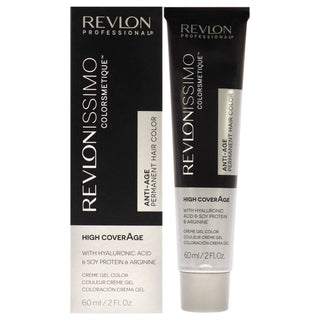 Revlonissimo Colorsmetique, Tintura Permanente Per Capelli, 8.12 Biondo Chiaro Gelido, 60 ml
