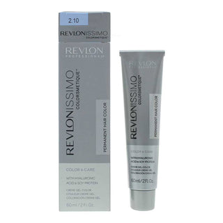 Revlonissimo Colorsmetique, Tintura Permanente Per Capelli, 2.10 Blu Nero, 60 ml