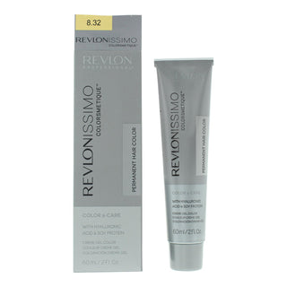 Revlonissimo Colorsmetique , Tintura Permanente Per Capelli, 8.32 Biondo Chiaro Dorato Perla, 60 ml