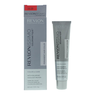 Revlonissimo Colorsmetique, Proteine della Soia, Tintura Permanente per Capelli, 33.20 Borgogna Scuro Intenso, 60 ml