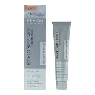 Revlonissimo Colorsmetique, Tintura Permanente Per Capelli, 4.41 Castano Medio Castano Profondo, 60 ml