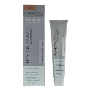 Revlonissimo Colorsmetique , Tintura Permanente Per Capelli, 5.12 Castano Chiaro Perlato, 60 ml