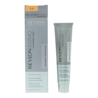 Revlonissimo Colorsmetique, Tintura Permanente Per Capelli, 5.4 Castano Rame Chiaro, 60 ml