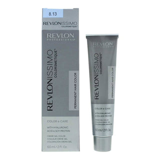 Revlonissimo Colorsmetique, tintura permanente per capelli, 8.13 biondo chiaro beige gelido, 60 ml