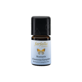 Farfalla Olio al Rosmarino Chemiotipo e Canfora Bio 5 ml — Olio Essenziale