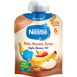 Nestle Naturnes Fiocchi d'avena alla mela e banana 90g — Omogeneizzato