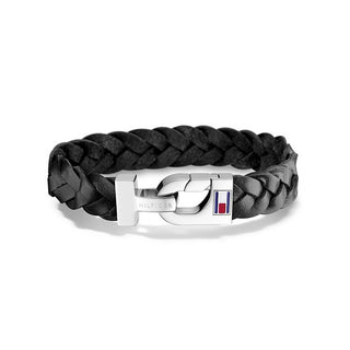 Tommy Hilfiger Bracciale pelle chiusura acciaio 2700872 — Armbånd