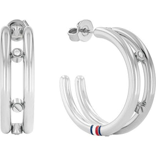 Tommy Hilfiger Kolczyki koła ze stali nierdzewnej 2780614