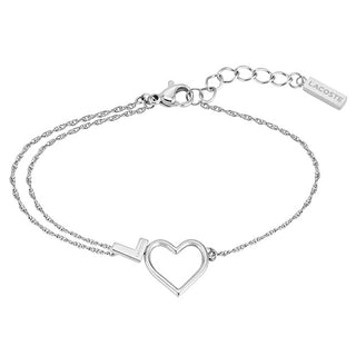 Lacoste Romantic bracciale in acciaio Heart Volte 2040014 — Armband