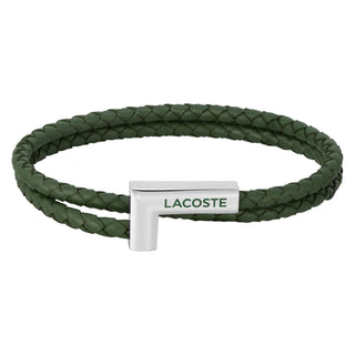 Lacoste Swarm 2040151 pelle verde — ブレスレット