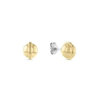 טומי הילפיגר עגילים מצופים זהב Metallic Orb 2780813 — עגילים