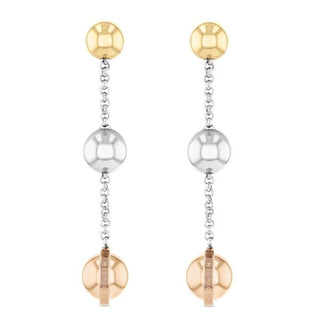 Tommy Hilfiger Metallic Orb Orecchini pendenti tricolore 2780820