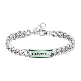 Lacoste District 2040224 acciaio — Herrarmband