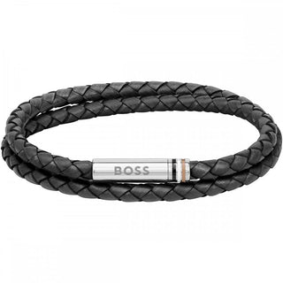 Hugo Boss Double Leather Bracelet 1580489 19 cm — Bracelet
