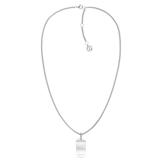 Tommy Hilfiger Dog Tag 2780861 — Colar de aço com cristais para mulher
